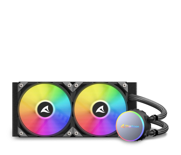 Sharkoon S70 ARGB AIO 240 2x120mm 4044951037995 - 1370214 - zdjęcie